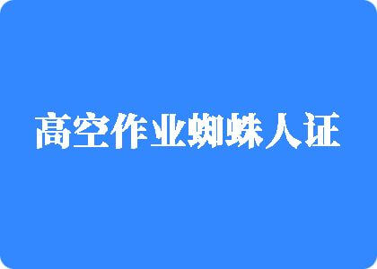 操穴免费观看高空作业蜘蛛人证